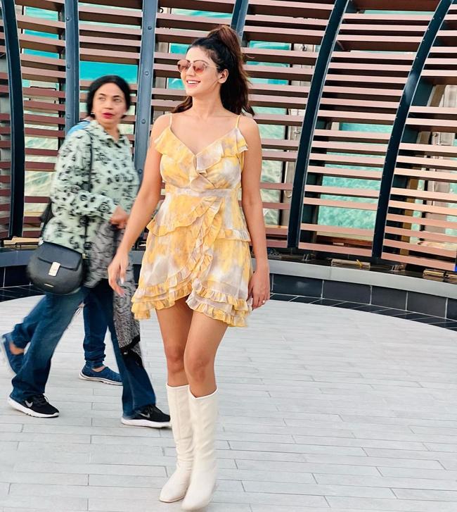 Soniya Bansal Delightful Looks In Colorful Outfit